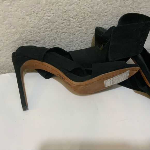 BCBGMAXAZRIA Emma Womens Suede Open Toe Heel Sandals 7 - Picture 7 of 8